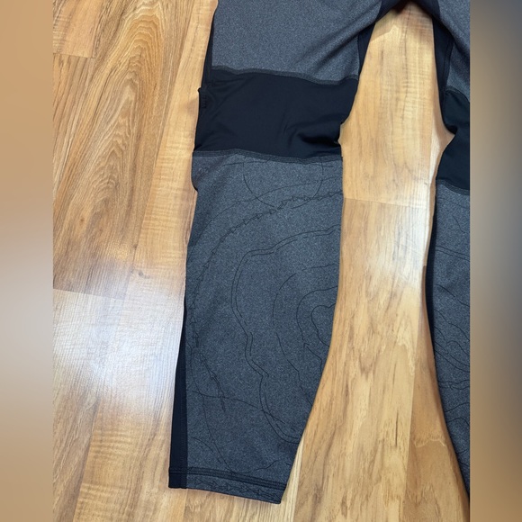 Lululemon X Wilderness Surge Running Tights Men’s XL Gray/ Black M5731S - Picture 10 of 14